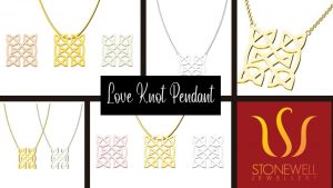Love Knot Gold Pendant